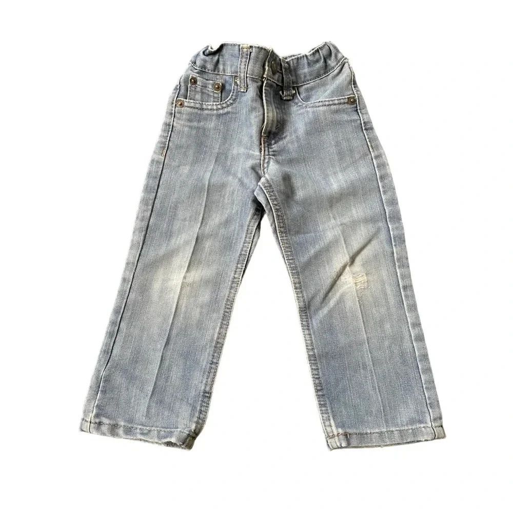 Levi's Toddler Boys' Classic Fit Light Wash Jeans | Size 2T